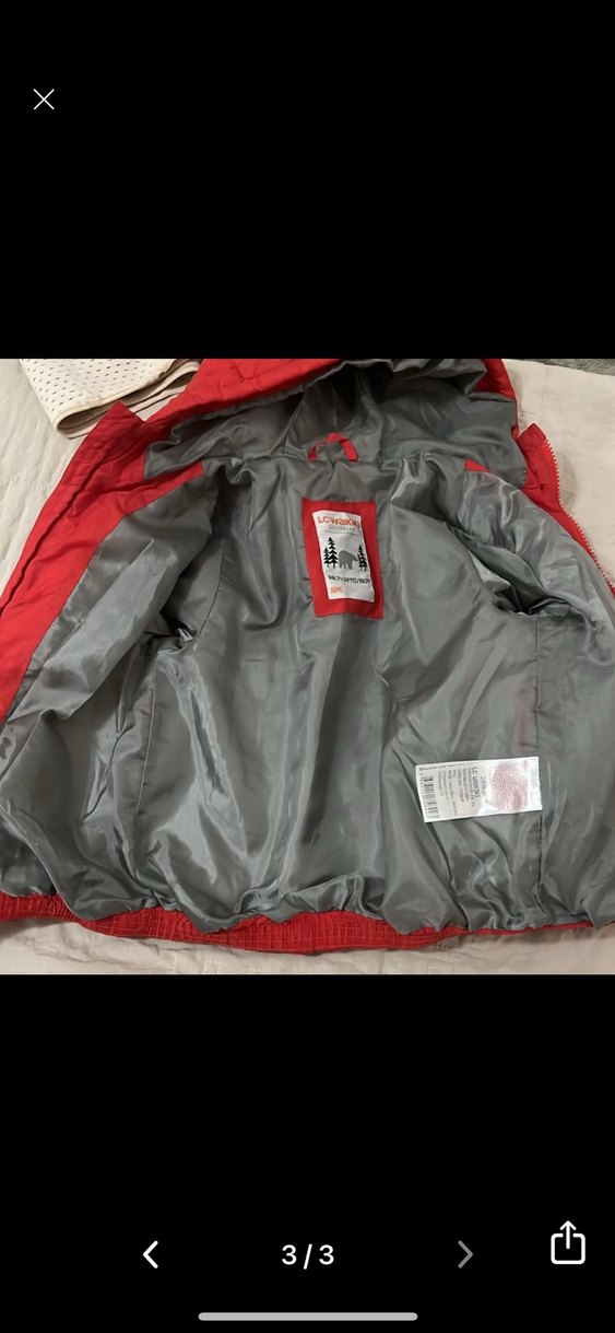 Kırmızı Kapüşonlu Erkek Çocuk Mont - Görsel 2