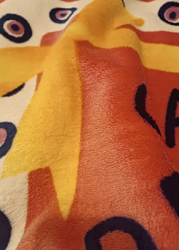 Renkli Baskılı kız Çocuk Battaniyesi - Görsel 4