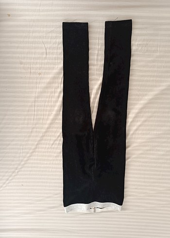 ikitane Siyah kız çocuk Dar Kesim tayt - Görsel 2