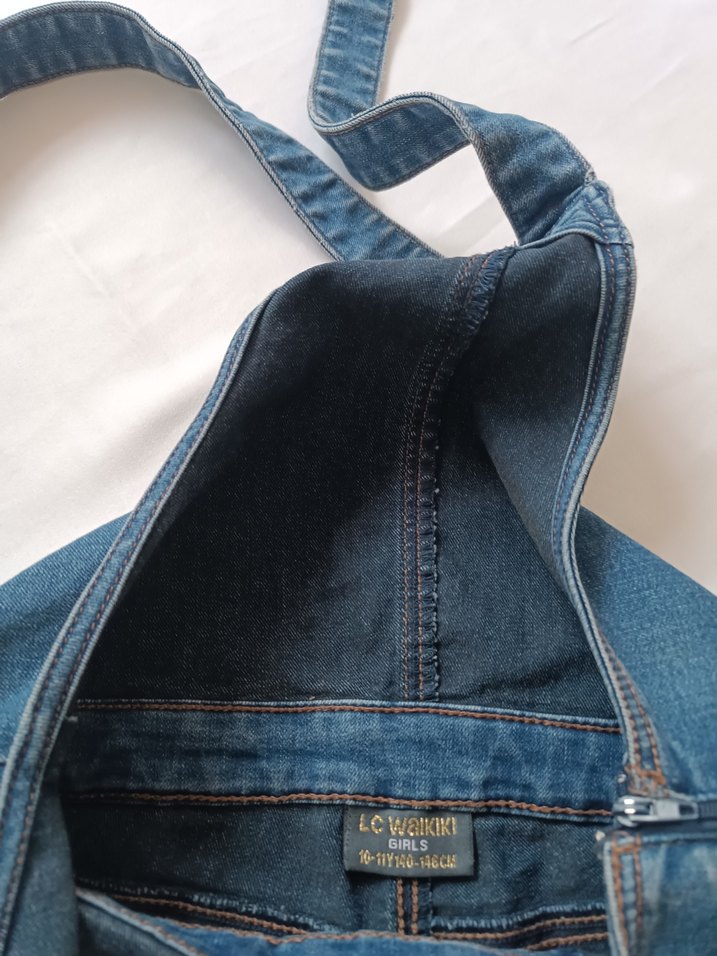 Kiz çocuk Mavi  Tulum 8/9 yaş - Görsel 5