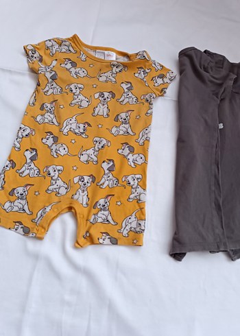 Erkek Bebek Kısa Kollu Pamuklu Tulum Seti - Görsel 2