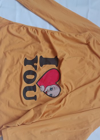 Sarı Baskılı Hamile Bluzu Uzun Kollu - Görsel 3