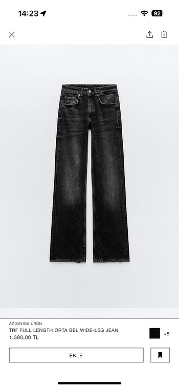 Zara kot pantolon