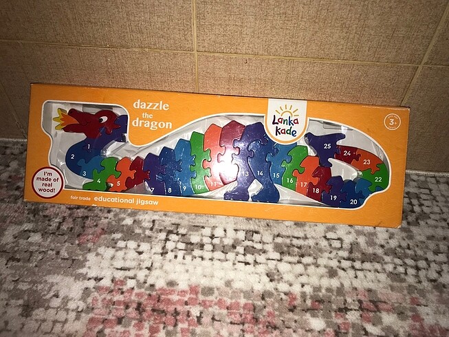 Ahşap puzzle ejderha