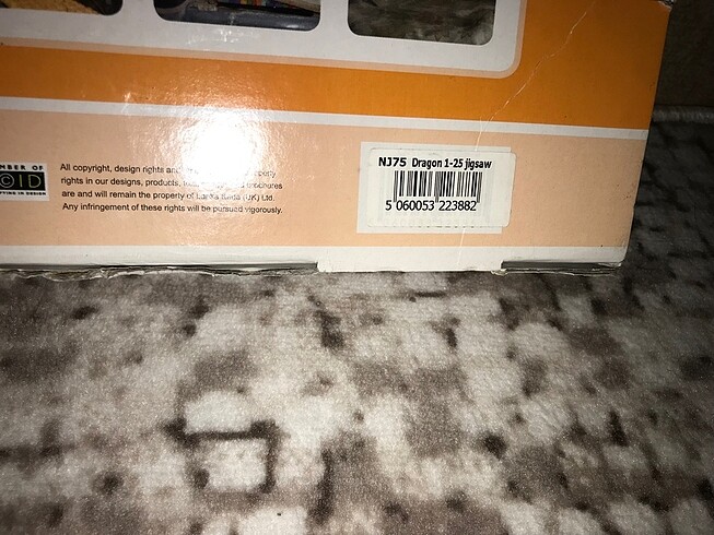 Beden Renk Ahşap puzzle ejderha