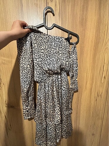 Quzu Quzu marka elbise leopar