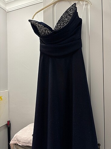 Kadın uzun abiye gece elbisesi - Görsel 5