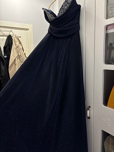 Kadın uzun abiye gece elbisesi - Görsel 6