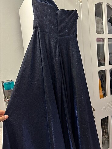 Kadın uzun abiye gece elbisesi - Görsel 8