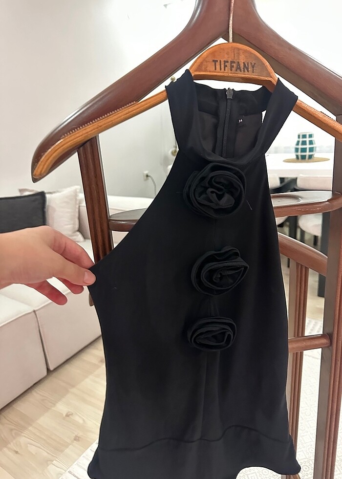 Gül detaylı bluz - Görsel 3