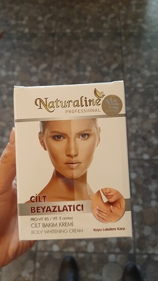 Cilt beyazlatıcı krem 