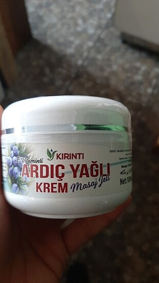 Ardıç yağlı masaj kremi