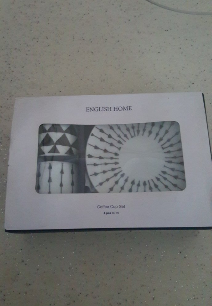 English Home 4 Parça Kahve Fincanı Seti - Görsel 2
