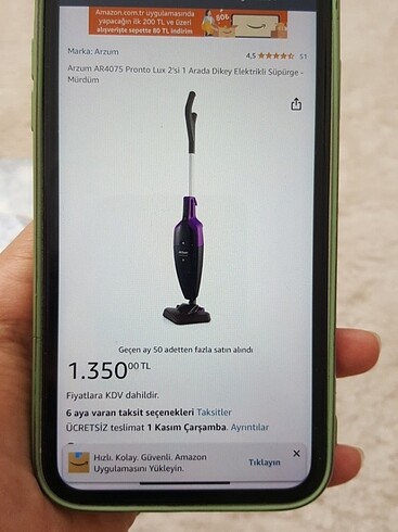 Arzum Dik süpürge 