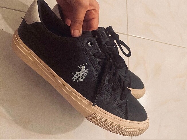 U.S Polo Assn. U.S.Polo siyah spor ayakkabı
