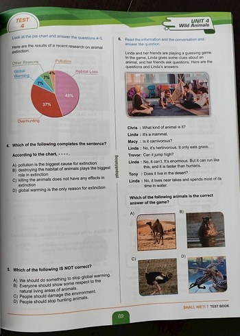 Grade 7 Test Book by Demet Cansu & Cüneyt Ceylan - Görsel 2