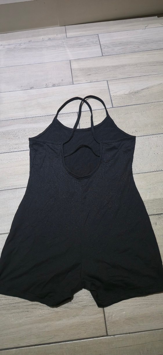 Siyah V Yaka Kolsuz Kadın Tulum - Görsel 4