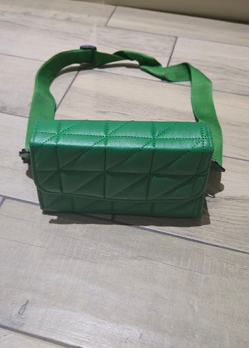 Deri Yeşil kol Çantası - Görsel 2