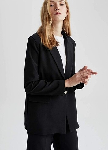Defacto DeFacto Regular Fit Çift Yüzlü Blazer Ceket Z2393AZ22WN