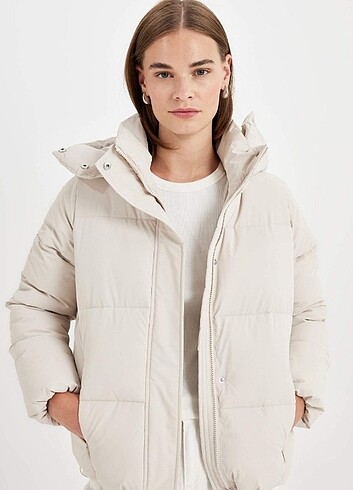 Defacto Defacto Defacto Su İtici Puffer Şişme Mont Oversize Geniş Kalıp