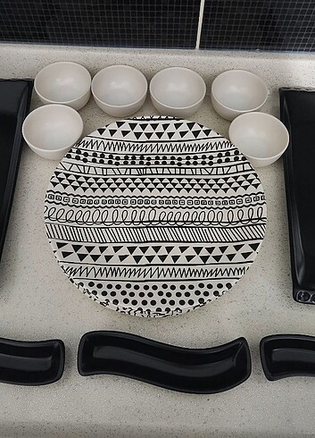 Sıfır keramika kahvalti seti
