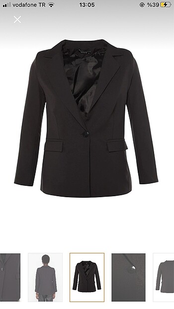 Trendyol & Milla Siyah blazer