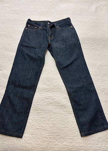 Levis 501 Koyu Mavi Denim Jean