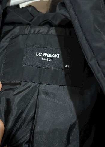 Siyah Kürklü Midi Kadın Mont - Görsel 5