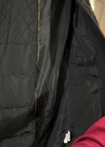 Siyah Kürklü Midi Kadın Mont - Görsel 4