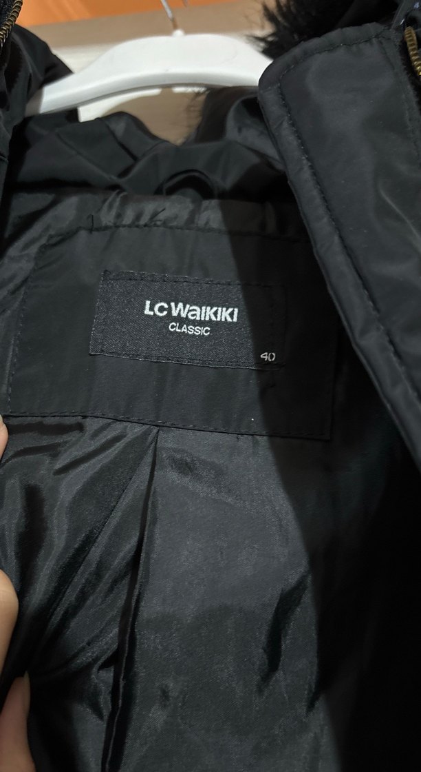 Siyah Kürklü Midi Kadın Mont - Görsel 5