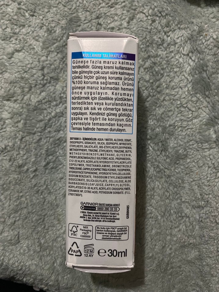 Garnier Ambre Solaire SPF 50 Görünmez Serum - Görsel 4