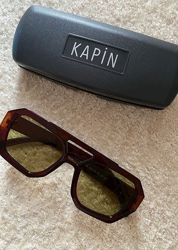 Kahverengi Kadın dikdörtgen Güneş Gözlüğü - Görsel 2