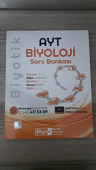 Ayt biyoloji biyotik yayınları 