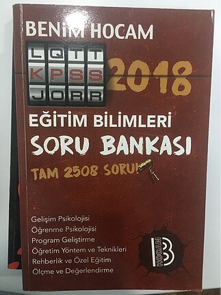 Kpss Eğitim bilimleri çıkmış soru bankası