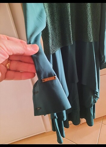 44 Beden yeşil Renk setrems tunik