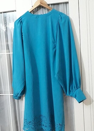Gök mavisi tunik