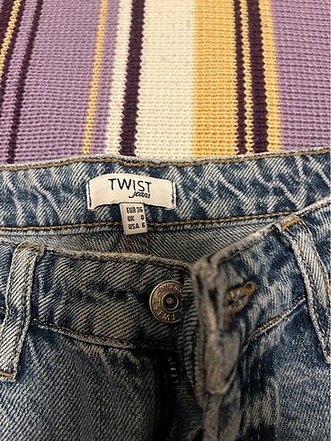 36 Beden Twist Yırtık Kot
