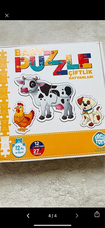 Beden Renk Circle toys baby puzzle
