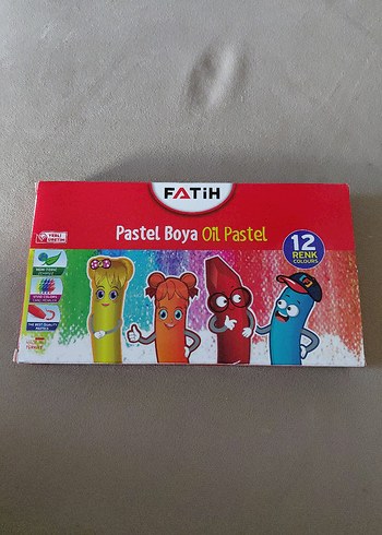  Fatih 12 Renk Pastel Boya Seti