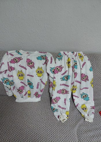 Kız Çocuk Labubu Desenli Pijama