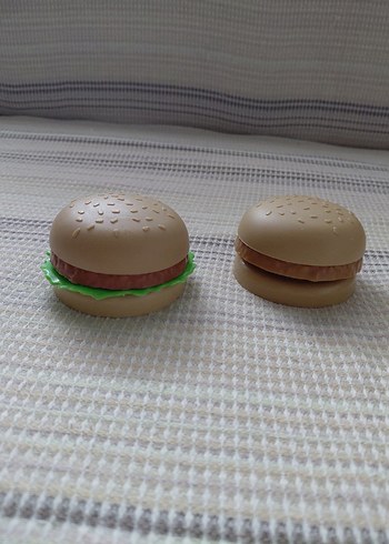 Pastel Kahverengi Oyuncak Hamburgerler - Görsel 2