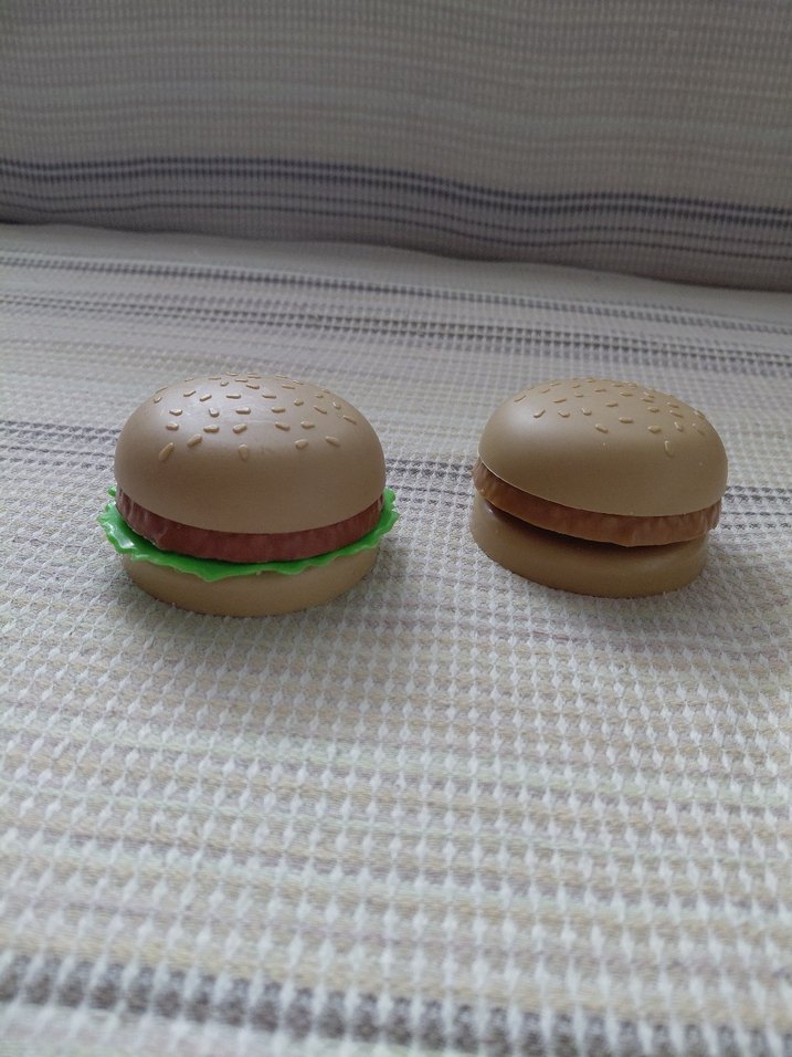 Pastel Kahverengi Oyuncak Hamburgerler - Görsel 2
