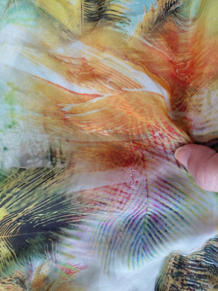 Çok Renkli Bohem pareo - Görsel 3