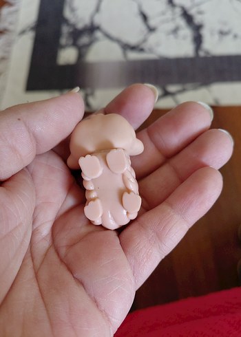  Beden Pastel Pembe Mini Oyuncak Figür