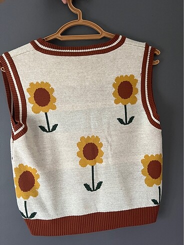 ayçiçeği çiçek süveter - Görsel 3