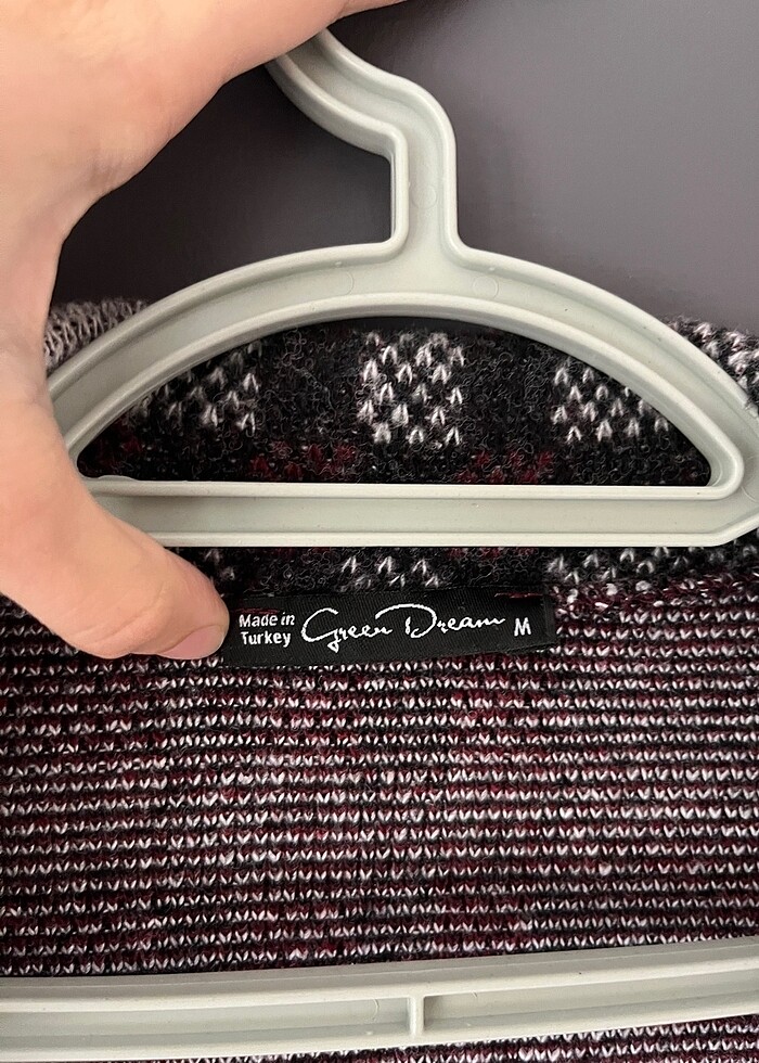 kareli hırka - Görsel 4