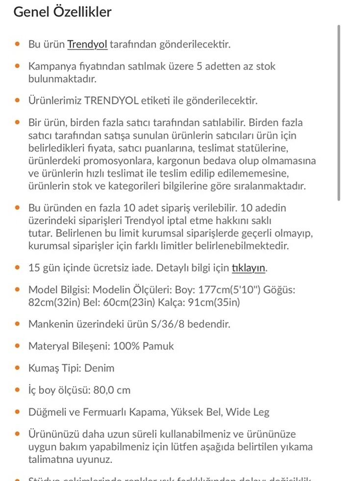 çizgili jean - Görsel 5