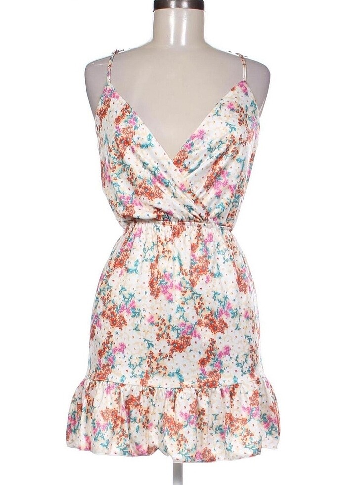 frfırlı mini elbise xxs xs - Görsel 2