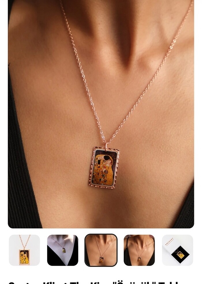 artucky the kiss kolye - Görsel 3