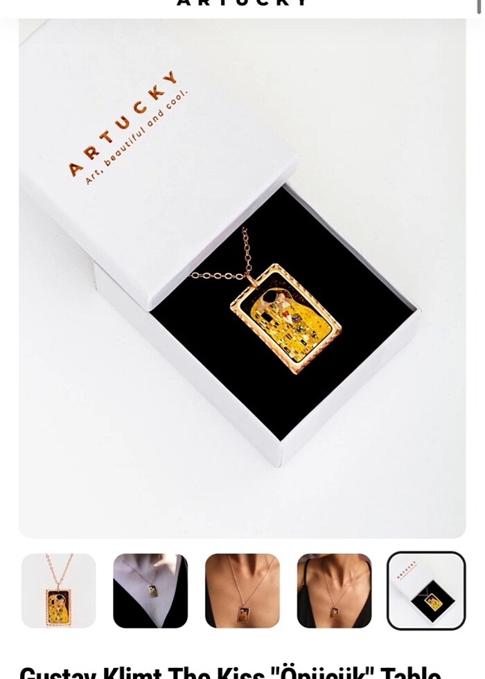 artucky the kiss kolye - Görsel 4